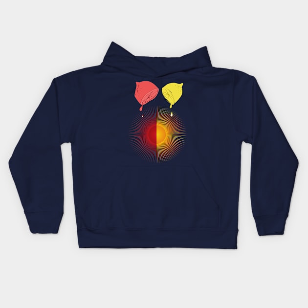 The life is sour Kids Hoodie by Imutobi